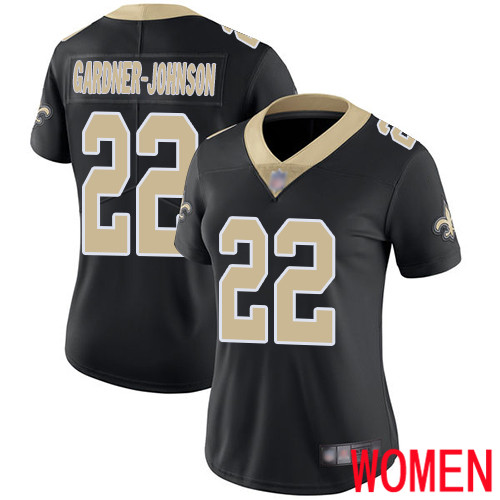 New Orleans Saints Limited Black Women Chauncey Gardner Johnson Home Jersey NFL Football 22 Vapor Untouchable Jersey